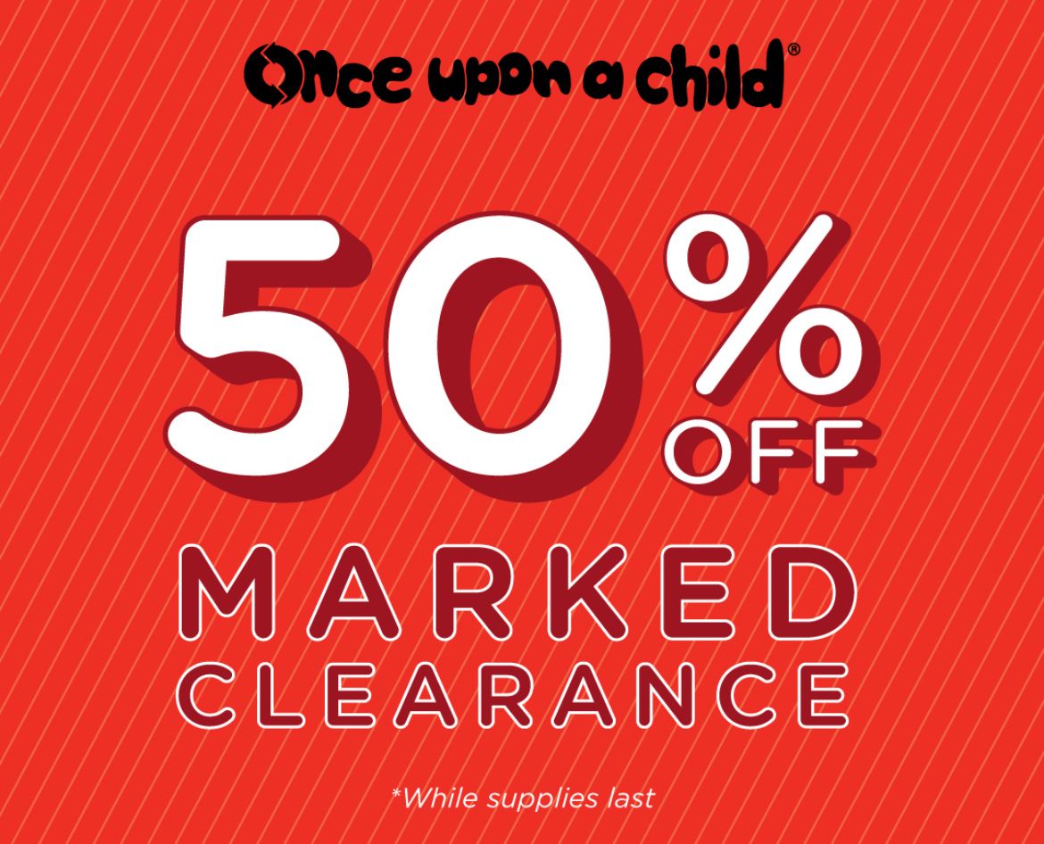 50% Off Select Clearance